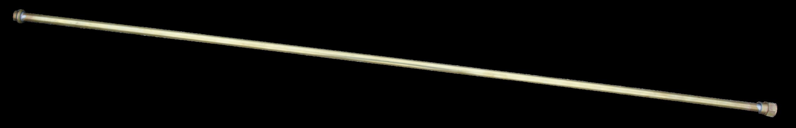 Birchmeier Verlengstuk 100 cm recht messing