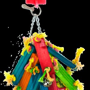 Birrdeeez Parakeet Toy Wood bunch of 21cm