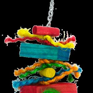 Birrdeeez Parakeet Toy Wood straight 26cm