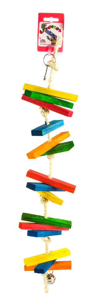 Birrdeeez Parakeet Toy Wood