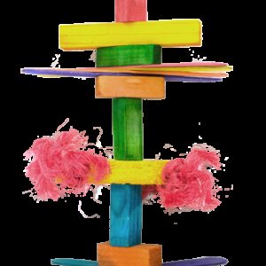 Birrdeeez Parkiet Houten speelgoed 35 cm