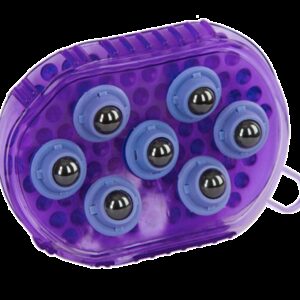 Borstel magneet massage paars