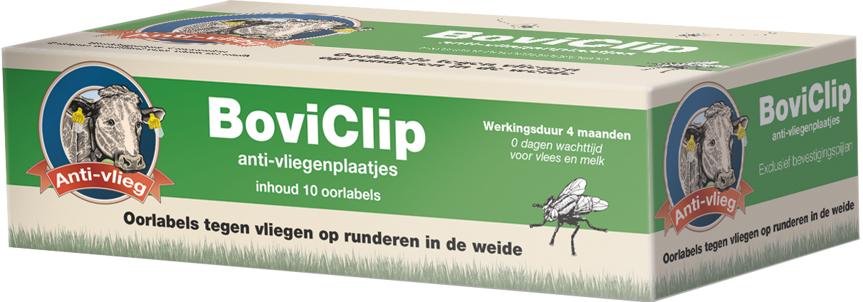 BoviClip anti-vliegenplaatjes (excl. Pijl) REG NL VRIJ