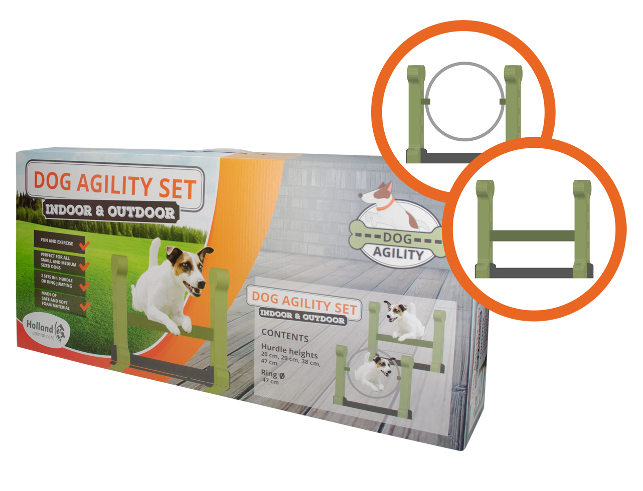 Dog Agility set (indoor en outdoor) - Afbeelding 2