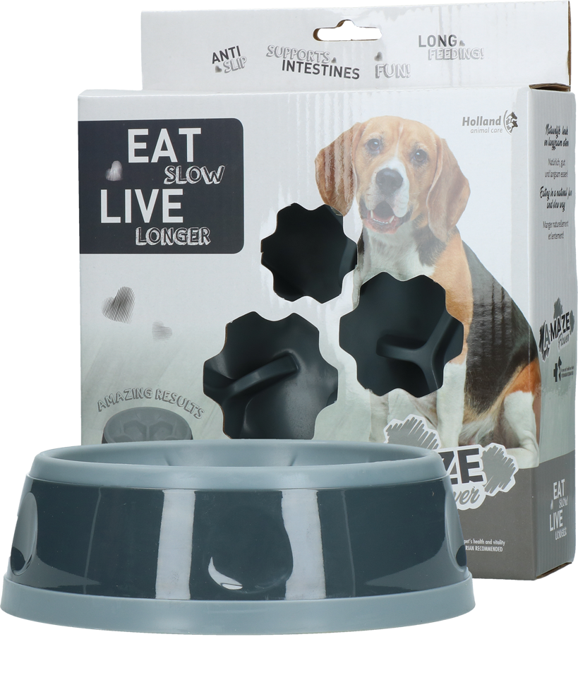 Eat Slow Live Longer Amaze Flower Grey M - Afbeelding 2