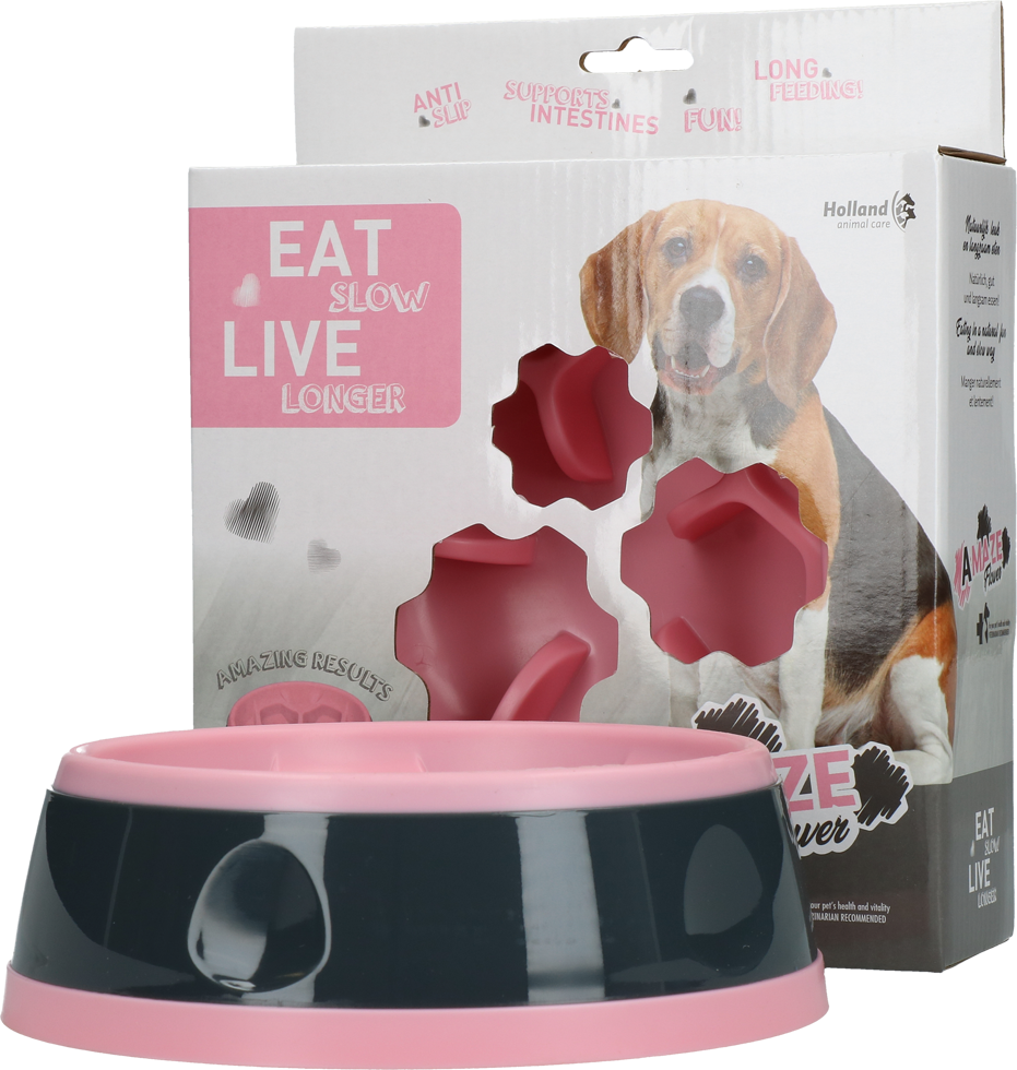 Eat Slow Live Longer Amaze Flower Pink M - Afbeelding 2