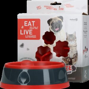 Eat Slow Live Longer Amaze Flower Red S