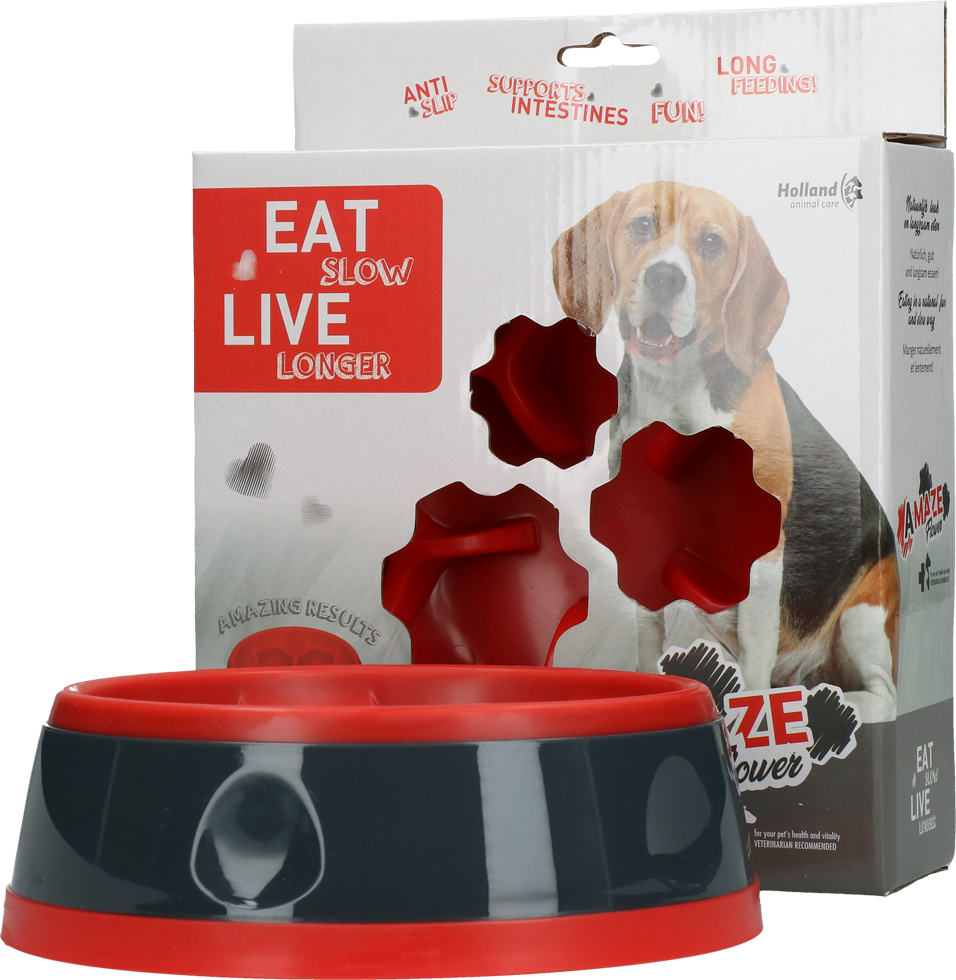 Eat Slow Live Longer Amaze Flower Red M - Afbeelding 2