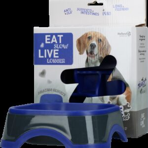 Eat Slow Live Longer Amaze Pinwheel Blue M