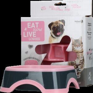 Eat Slow Live Longer Amaze Pinwheel Pink S