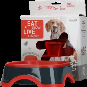 Eat Slow Live Longer Amaze Pinwheel Red M