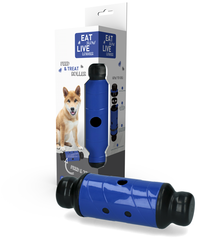 Eat Slow Live Longer Feed and Treat L Blauw - Afbeelding 2