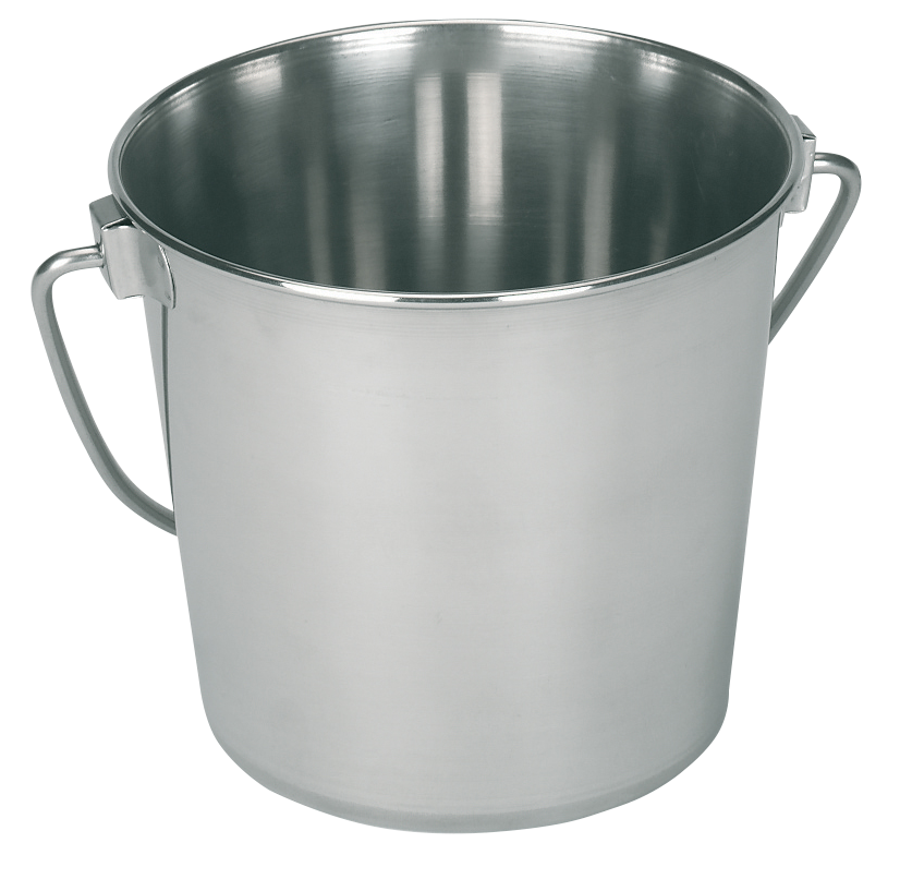 Emmer RVS 8,5 l