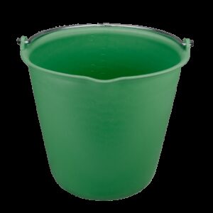 Emmer 15 l met schenktuit groen