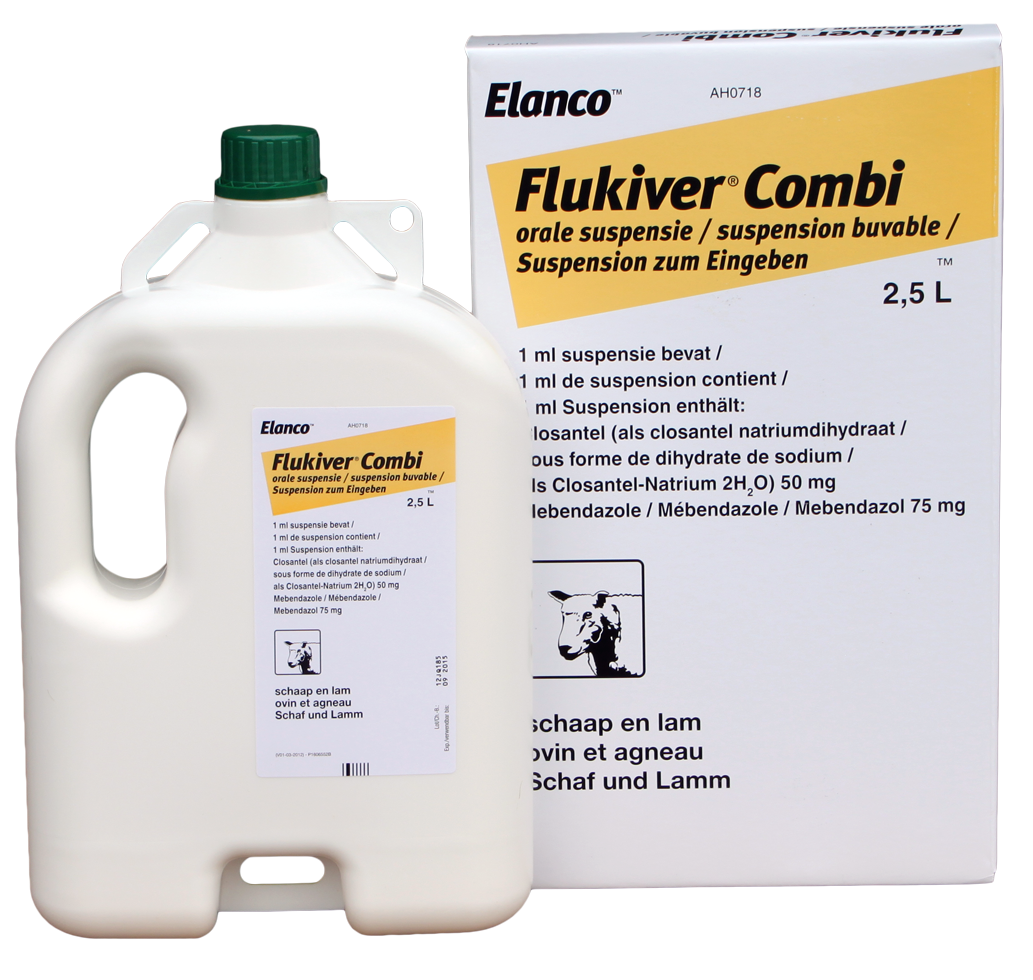Flukiver Combi 50 mg/ml + 75 mg/ml REG NL URA