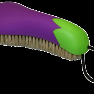 Fun huidglansborstel paars/groen