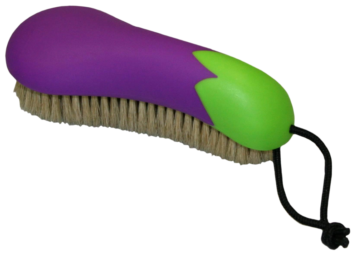 Fun huidglansborstel paars/groen