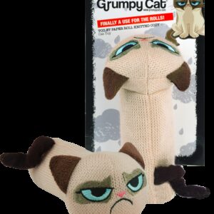Grumpy Cat Toilet Paper Roll Knitted Cozy
