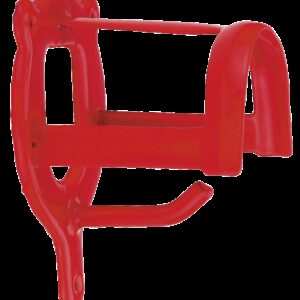 Halsterhouder metaal rood