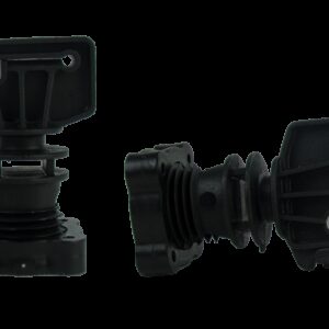 Isolator schroefklem voor ronde paal ø 16mm, lint tot 30 mm