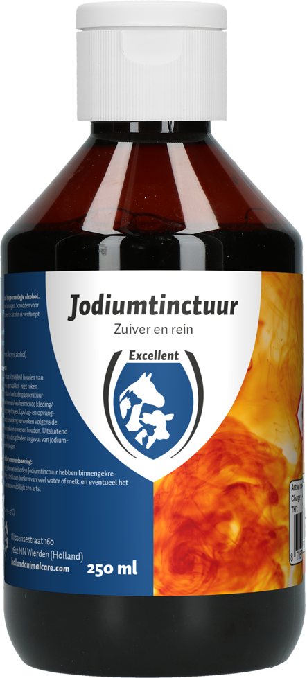 Jodiumtinctuur 1% pvp (10 mg per ml) & 70% Alcohol