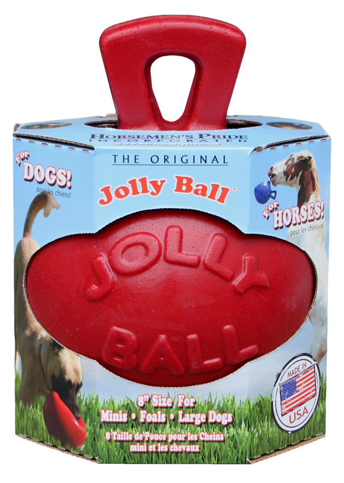 Jolly Ball 20cm rood Paard en Hond - Afbeelding 2