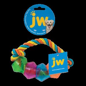 JW Treat Pod Rope Ring Small 17,8cm Multi Color