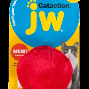 JW Plush Bad Cuz Ball with Catnip