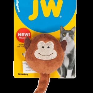JW Plush Catnip Monkey