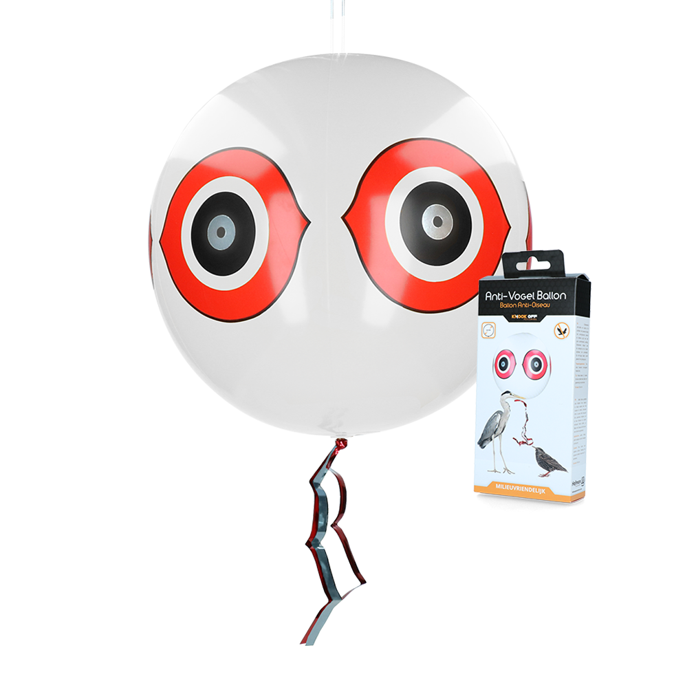 Knock Off Schrikballon Wit