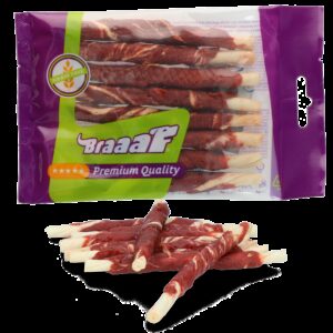 Braaaf Rollsticks 12 cm beef and fish