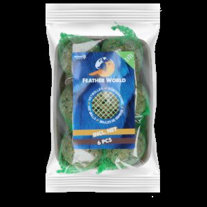 Feather World zaden mezenbol incl. net (groen)