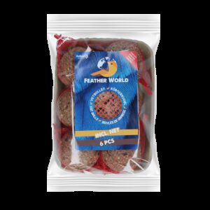 Feather World insecten mezenbol incl. net  (rood)