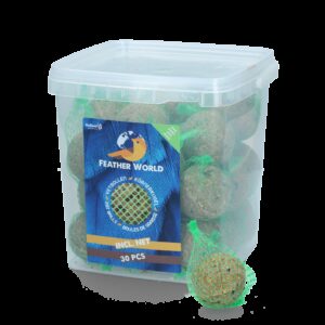 Feather World zaden mezenbol incl. net (groen)