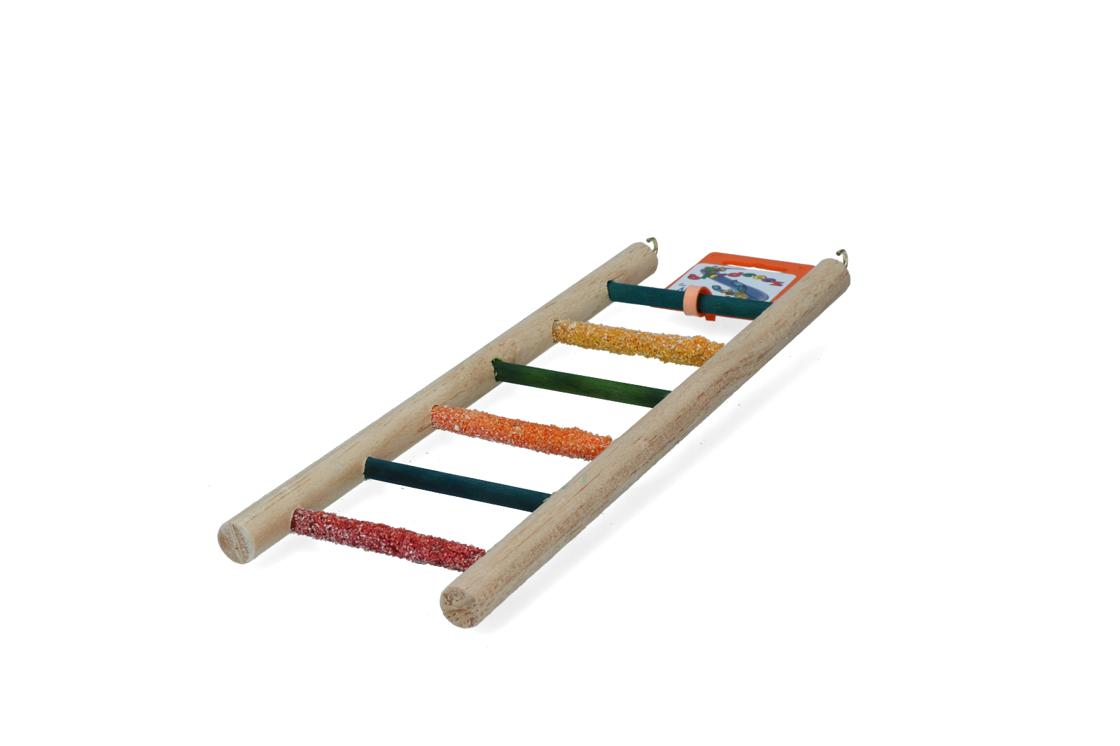 Birrdeeez Cockatiel Ladder 6 step All Wood - Afbeelding 5