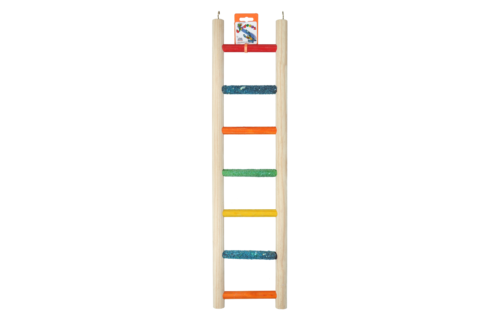 Birrdeeez Parrot Ladder 7 step All Wood - Afbeelding 4