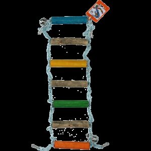 Birrdeeez Parrot Bridge Ladder Wood & Chain