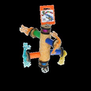 Birrdeeez Calci Grit Gym Bird Toy