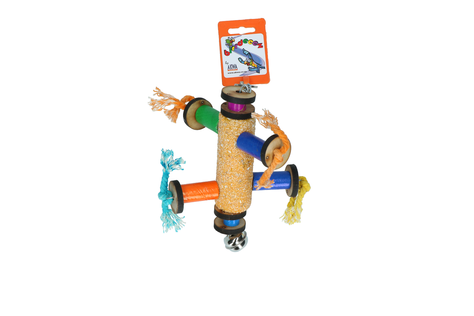 Birrdeeez Calci Grit Gym Bird Toy