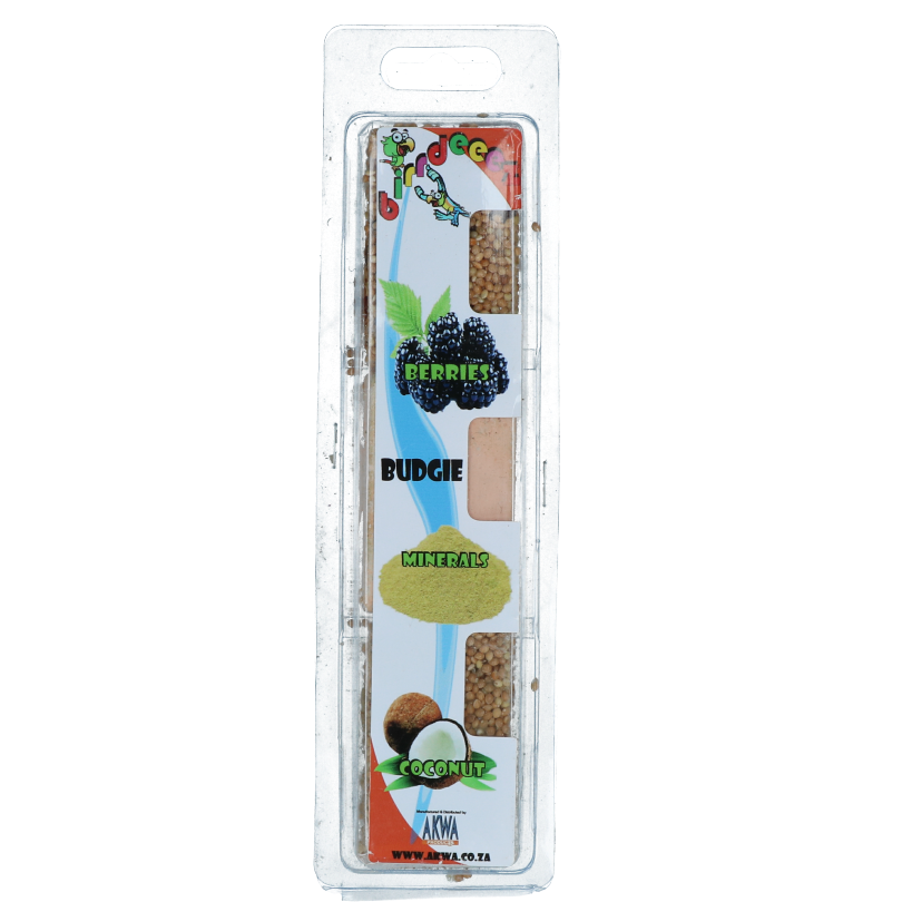 Birrdeeez Budgie Treat Berrie/Mineral/Coco