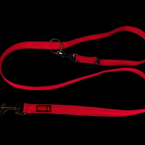 KONG Adjustable leash L Red