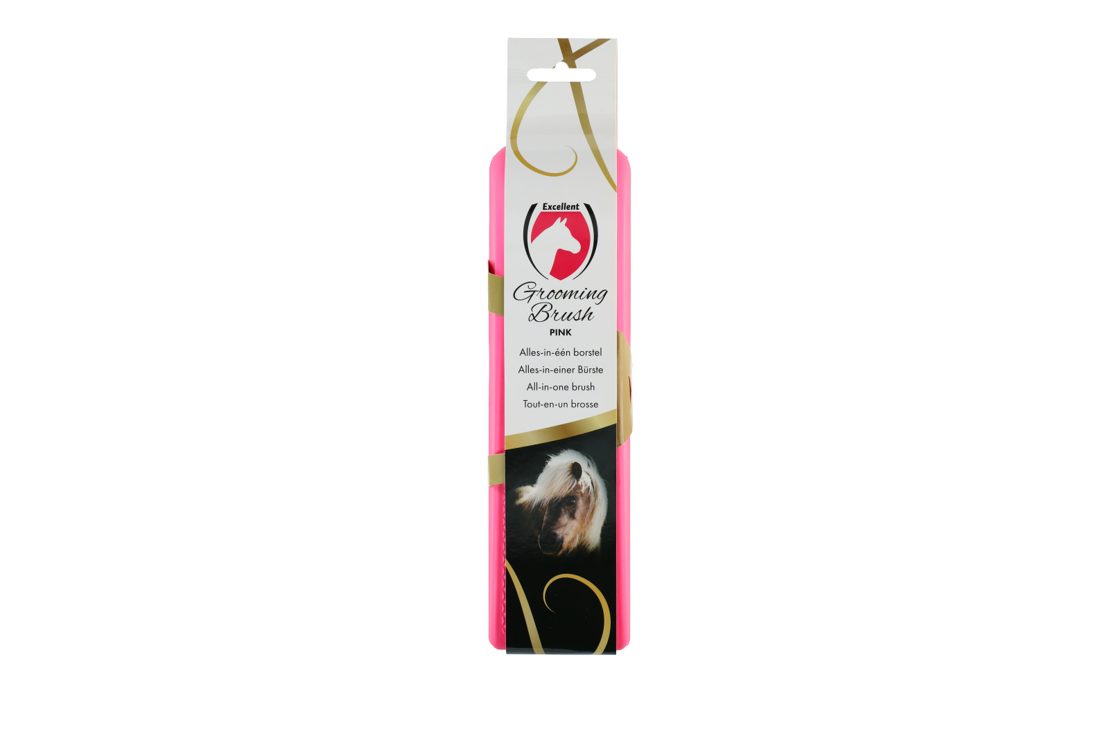 Excellent Horse Grooming Borstel Large Zwart