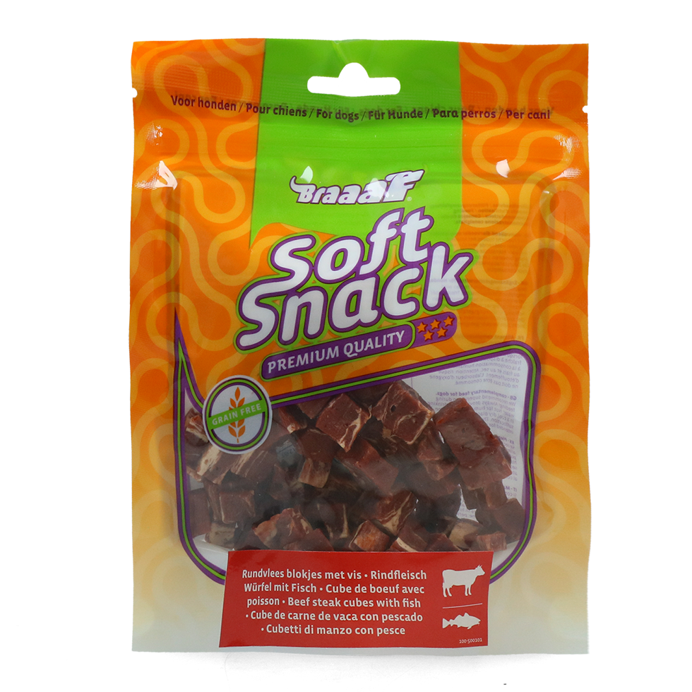 Braaaf Beef Steak Cubes with fish 1x1 cm - Afbeelding 6