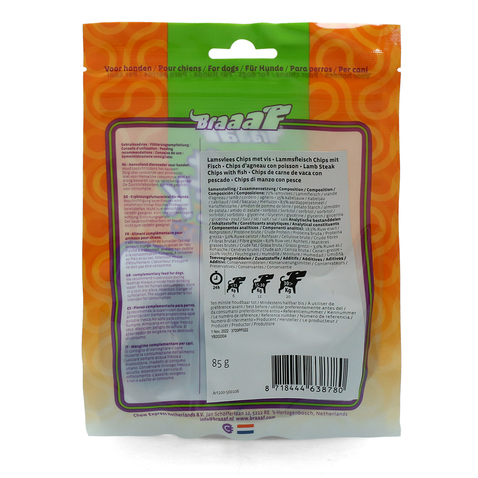 Braaaf Beef Steak chips with fish - Afbeelding 2