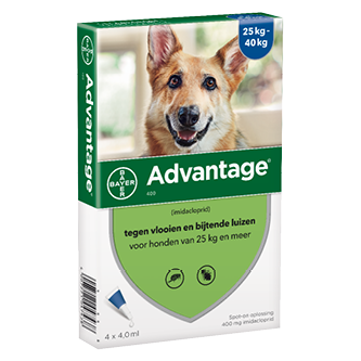 Advantage 400 hond (>25 kg) - 4 pip