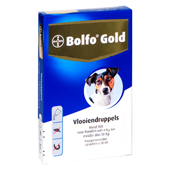 Bolfo Gold 100 hond (4 - 10 kg) - 4 pip