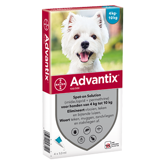 Advantix 100 hond (4 - 10 kg) - 4 pip - Afbeelding 2