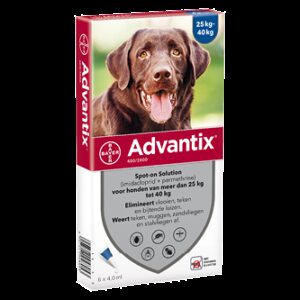Advantix 400 hond (25 - 40 kg) - 6 pip