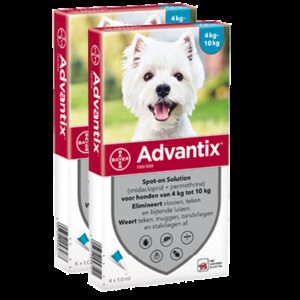 Advantix 100 hond (4 - 10 kg) - 4 pip