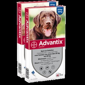 Advantix 400 hond (25 - 40 kg) - 4 pip